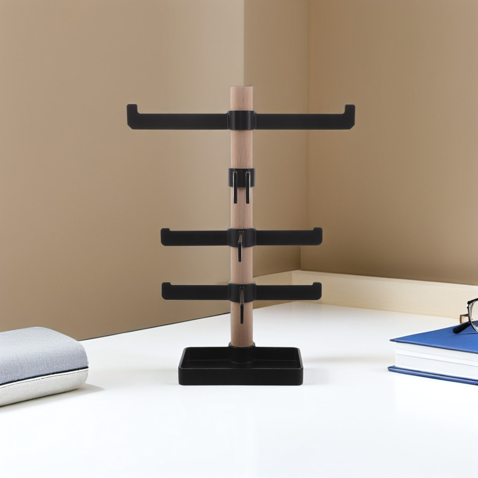 Cycling Gear Wall Organizer - Fahrradhalter Hochfester Fahrradausrüstungs-Organizer Brillen-Aufbewahrungsständer Schreibtisch Wandmontierter