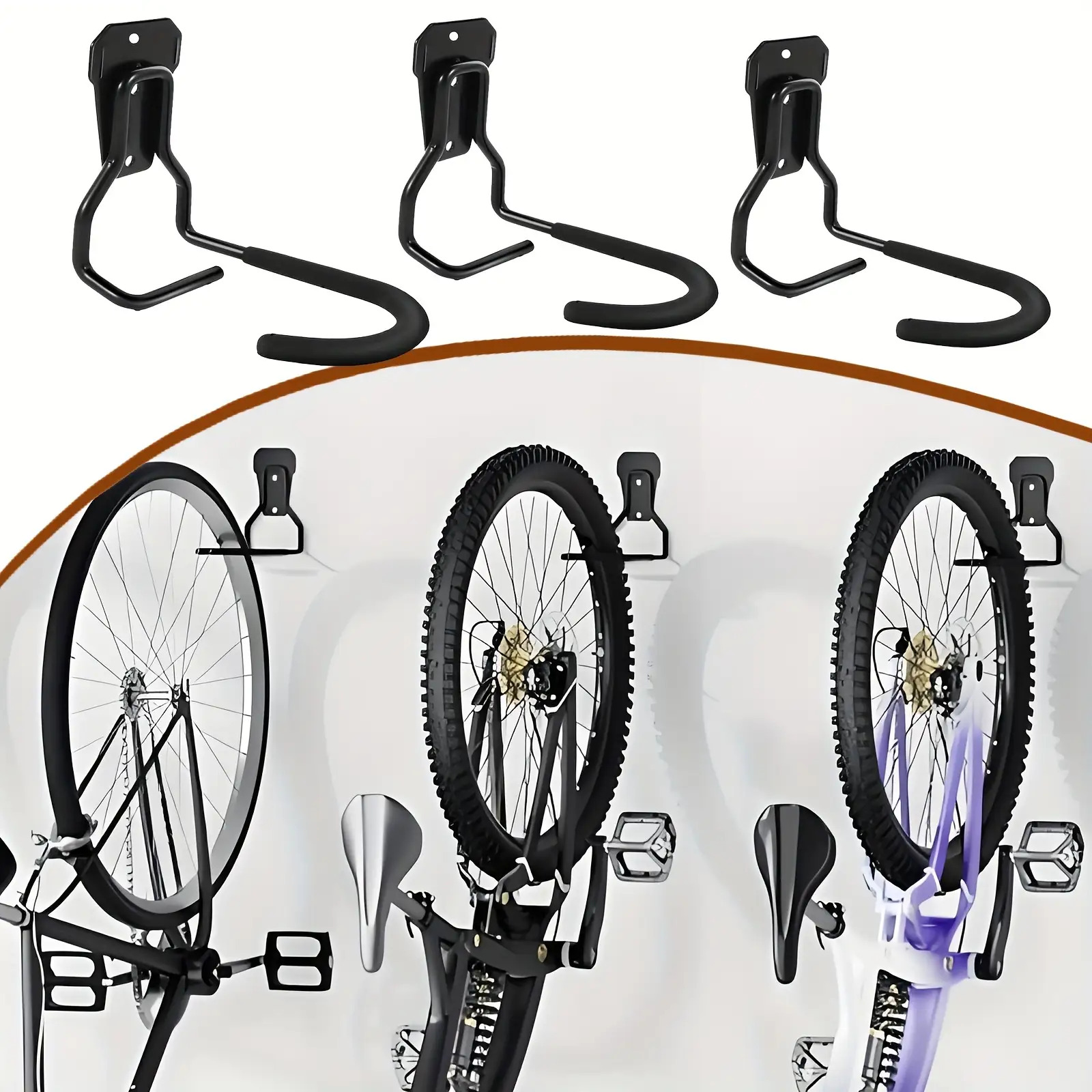 Cycling Gear Wall Organizer - Fahrrad Wand Halterung Haken Einstellbare Fahrrad
