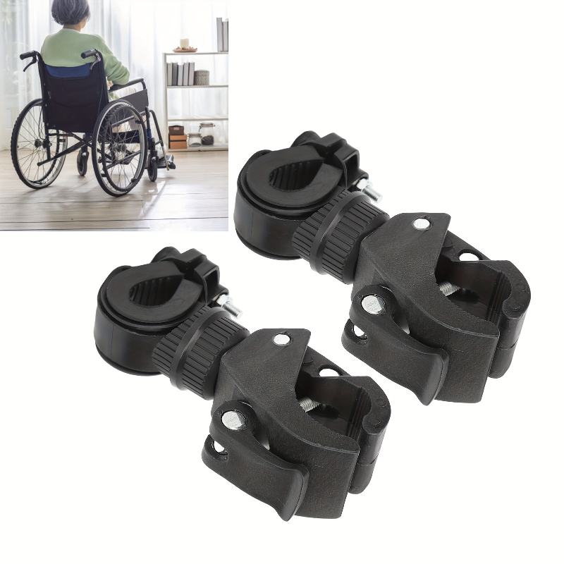 Cycling Gear Wall Organizer - 1/2 Stück 360 ° Drehbare Gehstockhalter