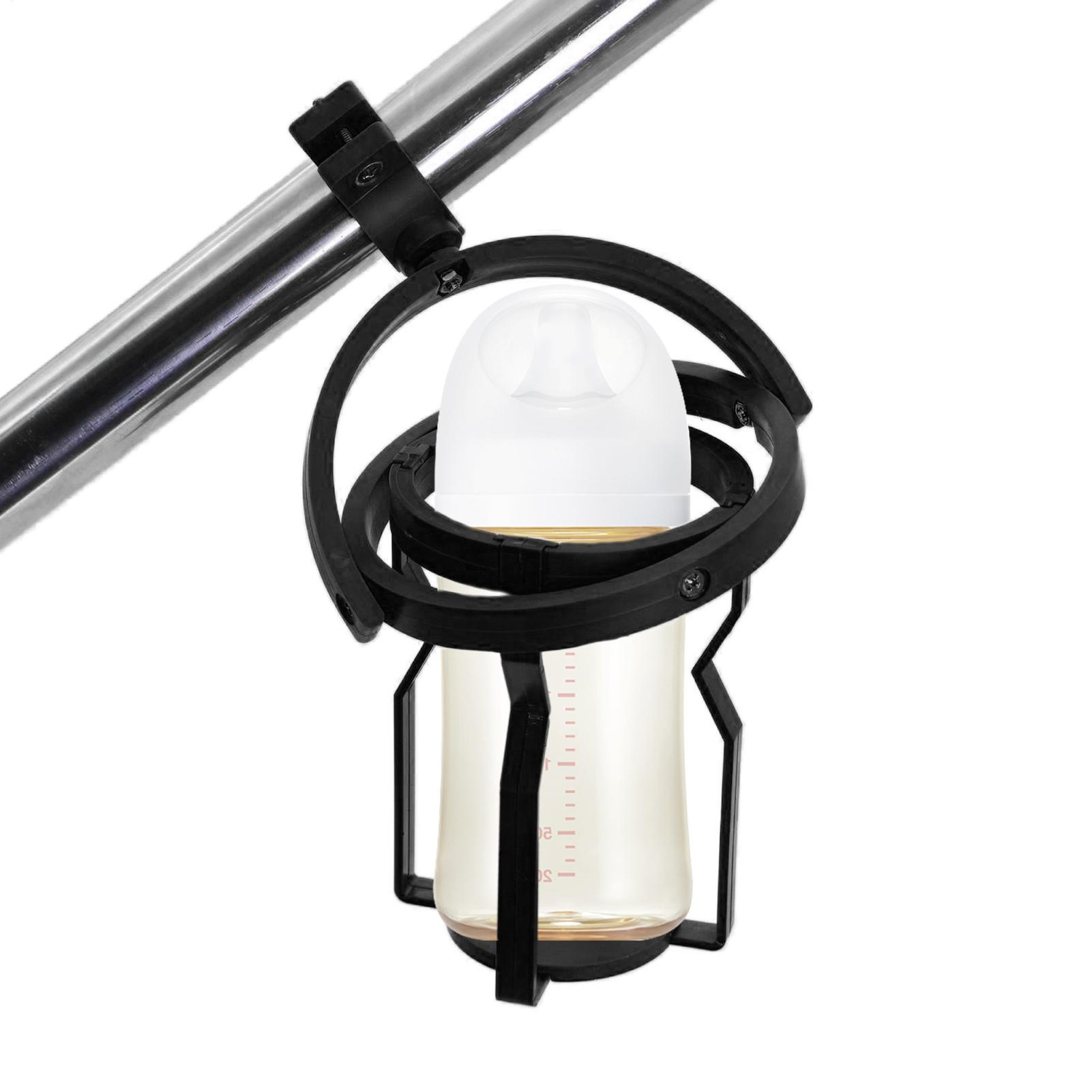 Water Bottle Holder - Gyro Getränkehalter, selbstnivellierender Getränkehalter, Klemme, auslaufsicher,