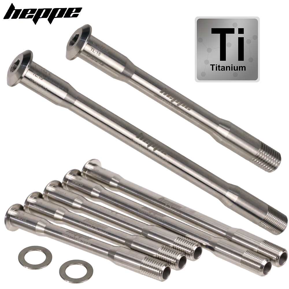 Quick Release Skewer - HEPPE Ultraleichte Titanlegierung Steckachse MTB/Rennrad Vorder-