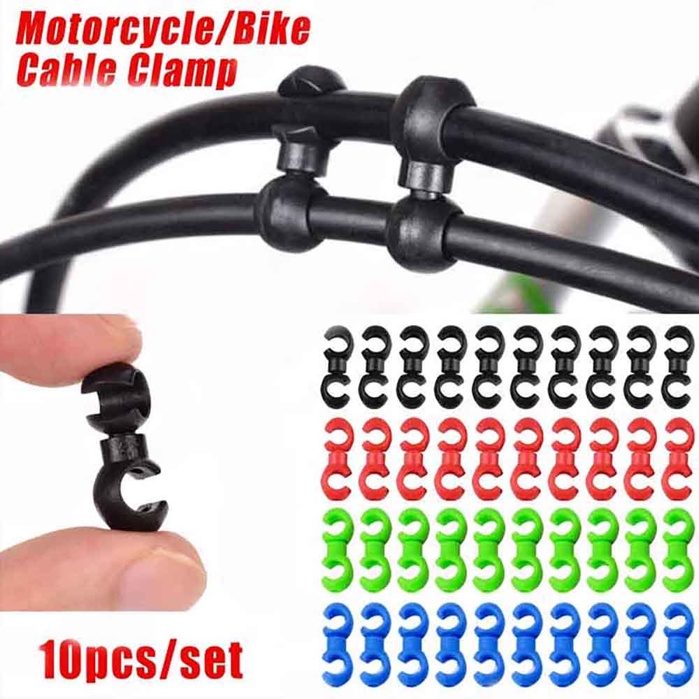 Cycling Gear Guide - 10Pcs Fahrrad S Förmigen Clips Drehbare