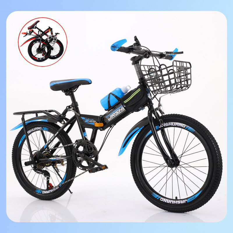 Cycling Low Gear - Klappbares Kinder-Mountainbike 18/20/22/24 Zoll mit variabler
