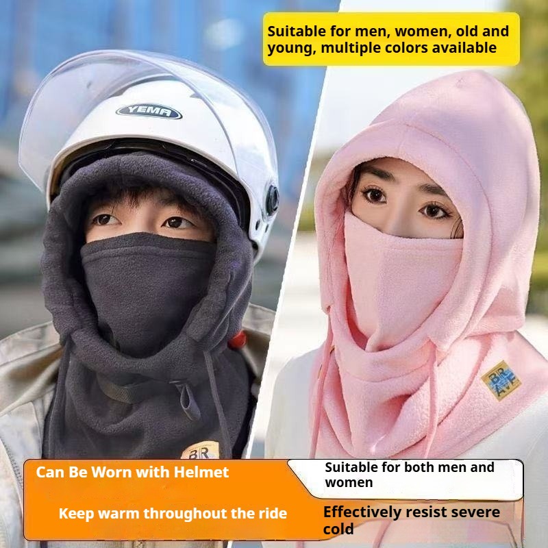 Cycling Gear To Keep You Warm - Winter-Warmmütze und Nackenwärmer 3-in-1 Winddichte Sturmhaube