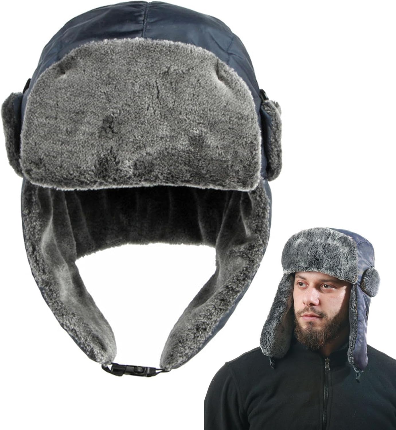 Cycling Gear To Keep You Warm - Trapper-Mütze – Thermo-Trapper-Mütze mit Ohrenklappen –