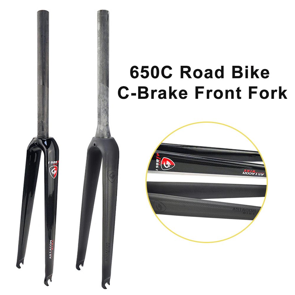 Cycling Gear And Equipment - 650C Vollcarbon Starrgabel für Rennräder C-Bremse