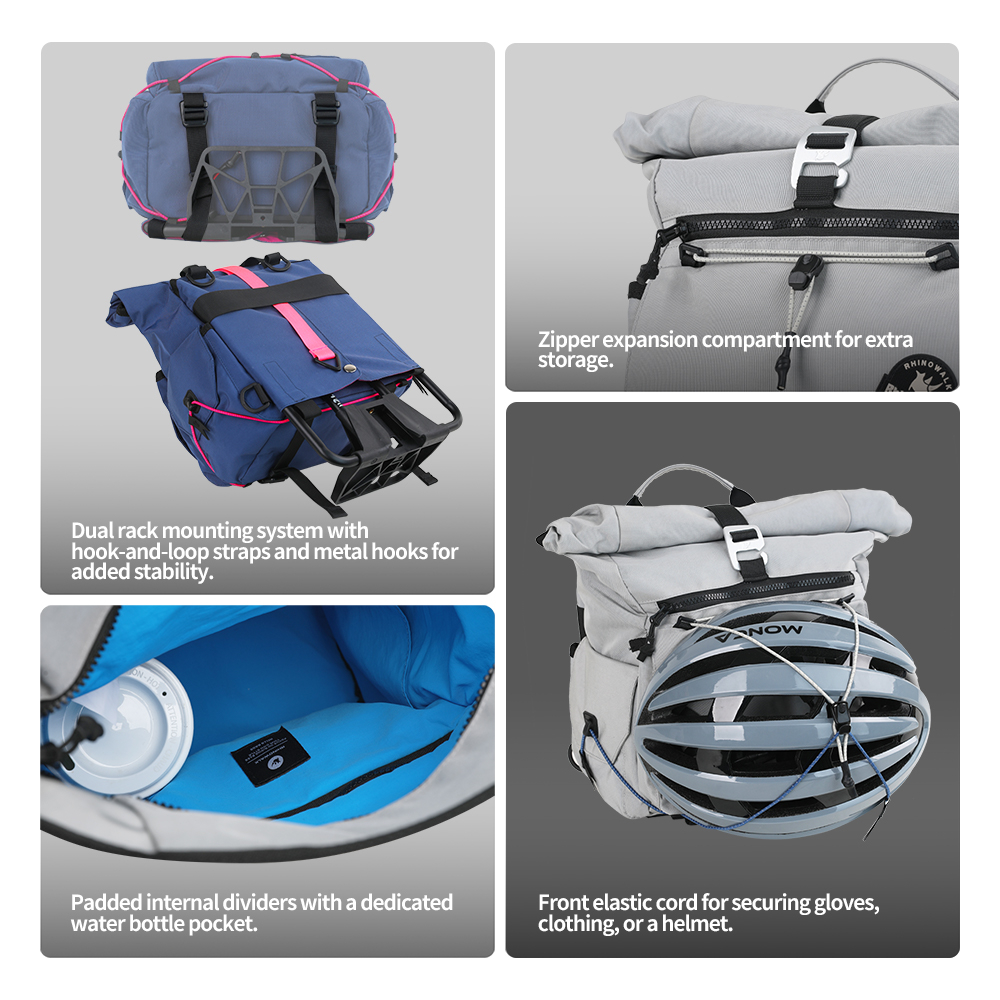 Rhinowalk Fahrrad-Lenkertasche – Cycling Gear Backpack Bewertung und Preis
