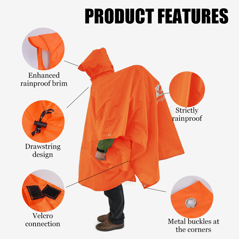 3-in-1 Leichter Regenponcho, W – Cycling Gear Backpack Bewertung und Preis