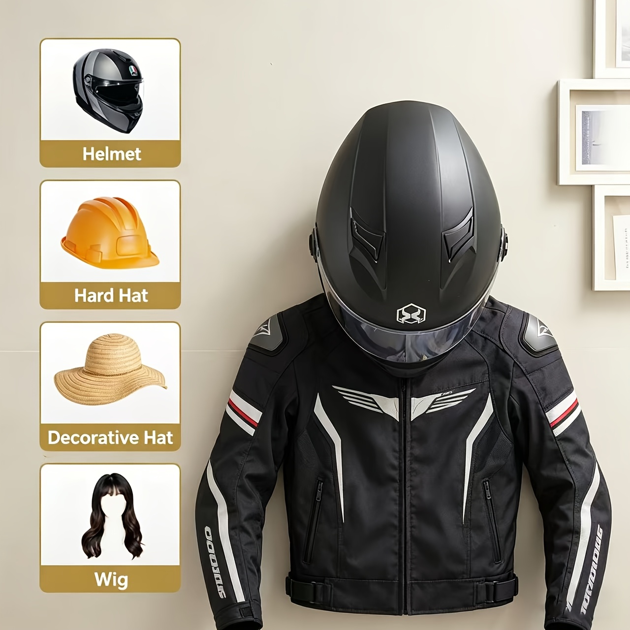 Motorradhelm-Halterung aus Mas – Cycling Gear Wall Organizer Bewertung und Preis