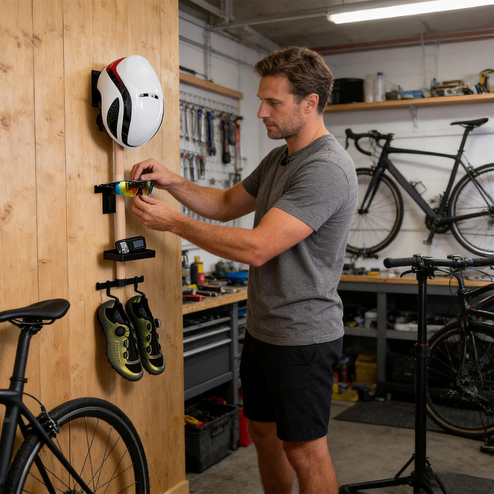 Vertikaler Fahrradzubehör-Orga – Cycling Gear Wall Organizer Bewertung und Preis