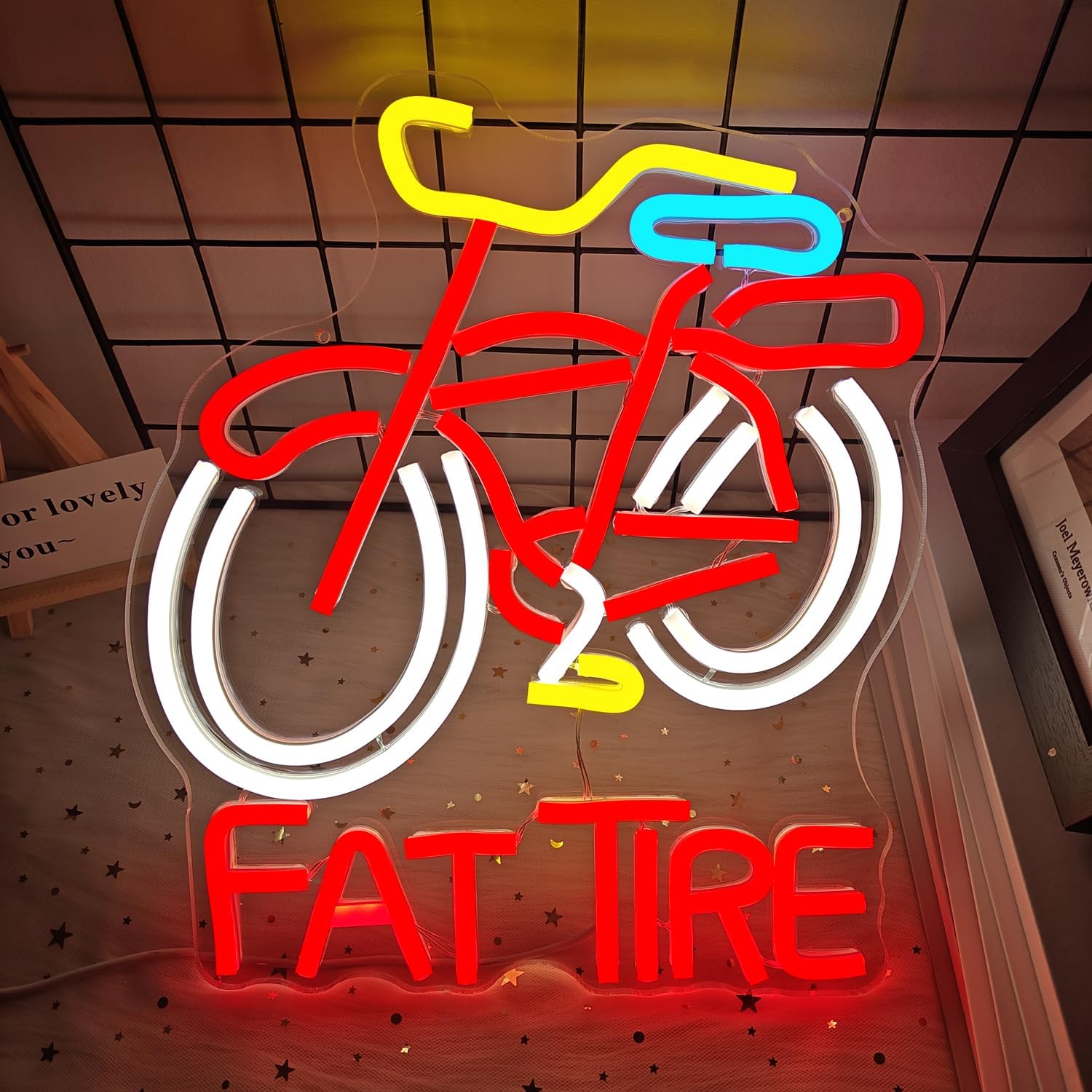 Fat Tire Bike LED-Neonschild U – Cycling Gear Indoor Bewertung und Preis