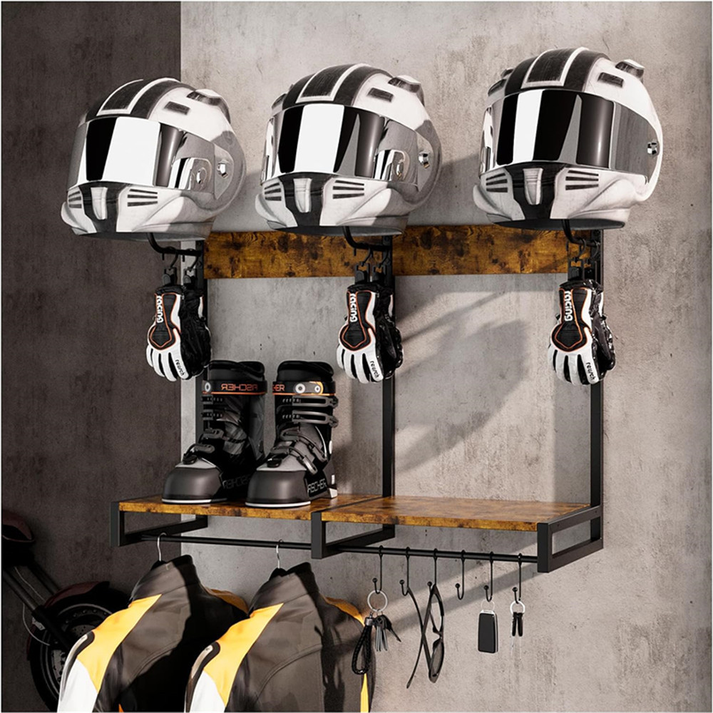 Motorradhelmhalter, wandmontie – Cycling Gear Wall Organizer Bewertung und Preis