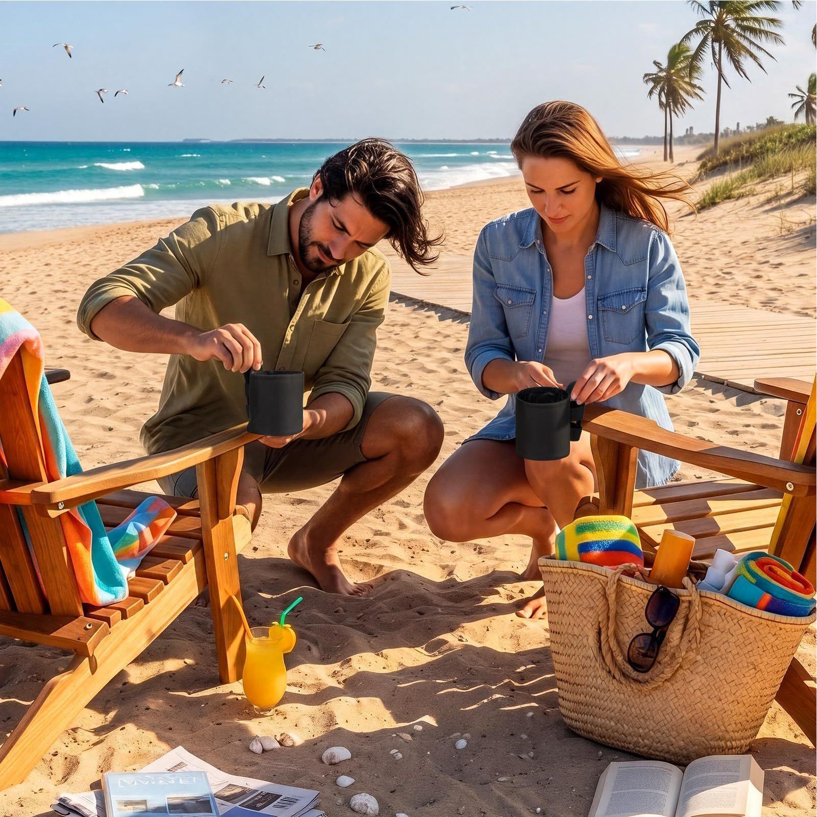 Strandstuhl-Getränkehalter aus – Water Bottle Holder Bewertung und Preis