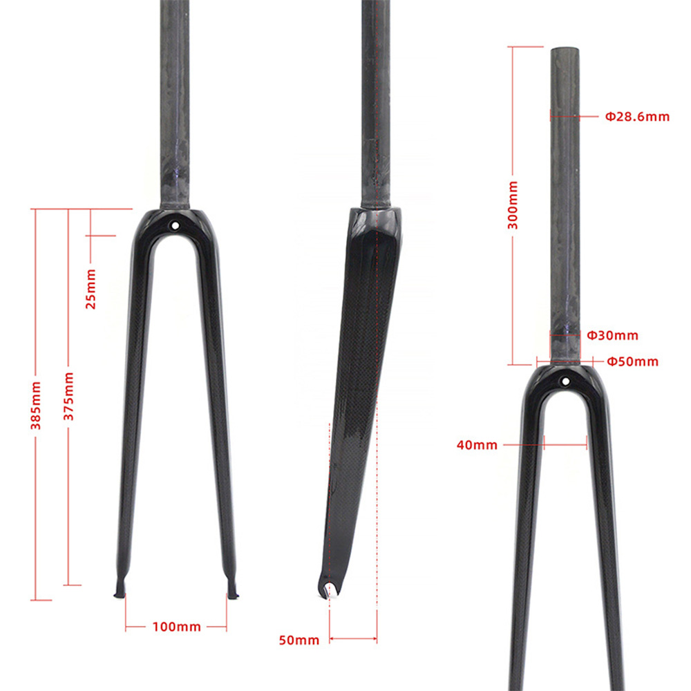 650C Vollcarbon Starrgabel für – Cycling Gear And Equipment Bewertung und Preis